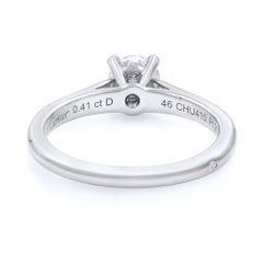 Cartier 0.41 Carat Platinum 1859 Solitaire Engagement Ring