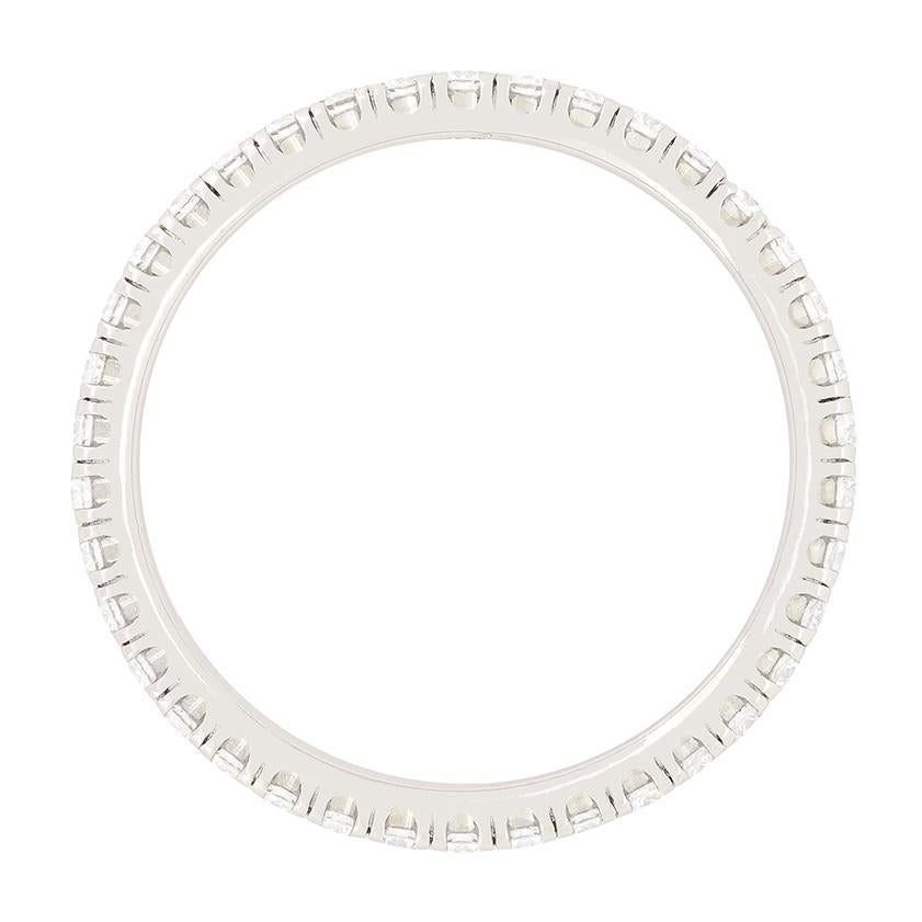 Modern Cartier 0.47ct Diamond Étincelle De Cartier Full Eternity Band For Sale