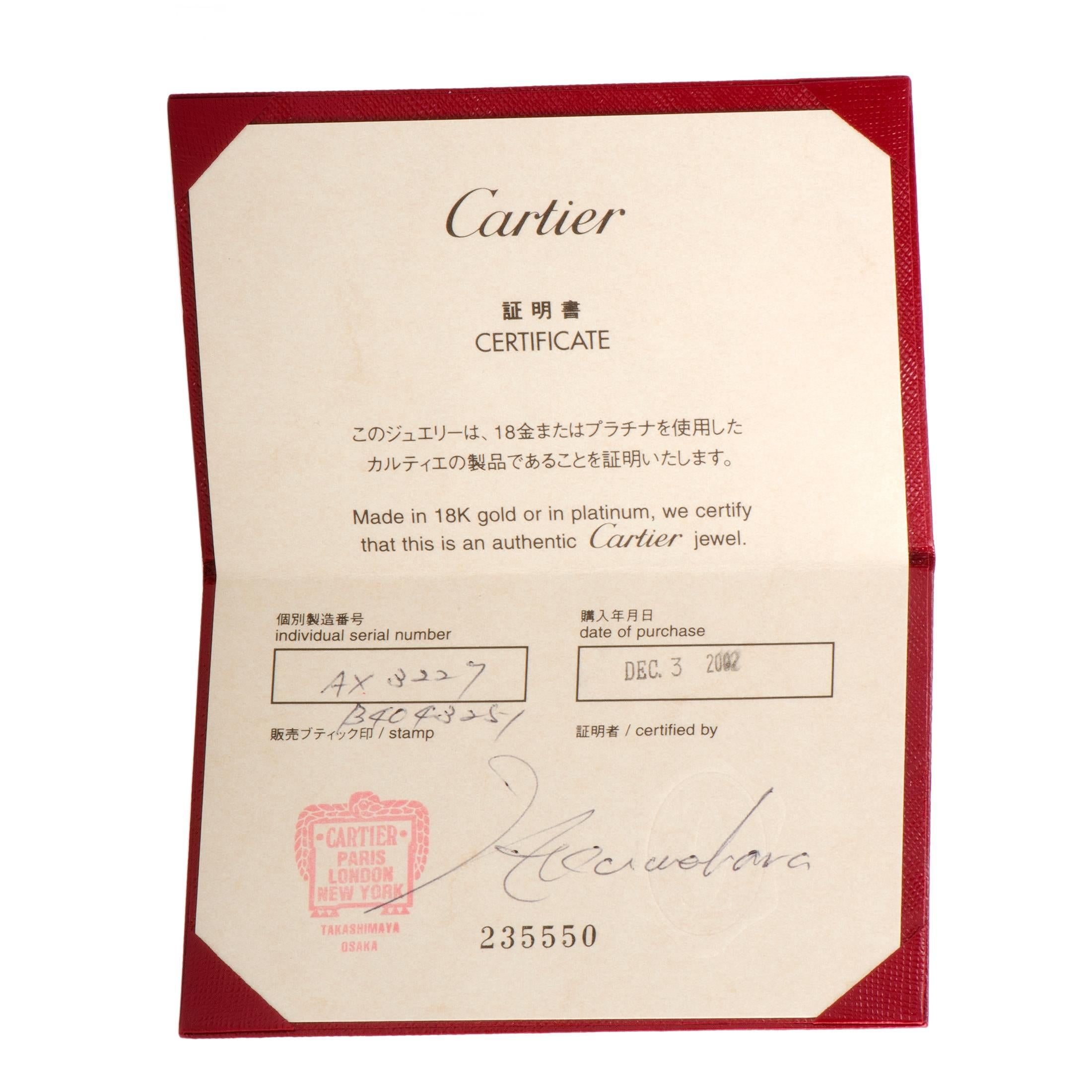 Cartier 0.50 Carat Diamond and Smoky Quartz 18 Karat White Gold Cabochon Ring 2