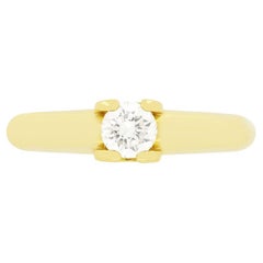 Bague solitaire "C de Cartier" en diamant de 0,50 ct.