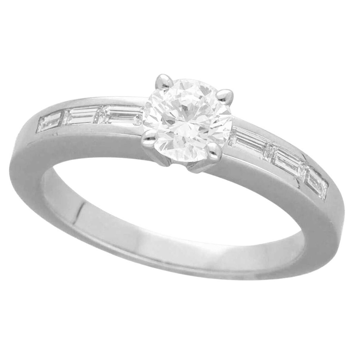 Cartier D'Amour-Ring, Solitär Dclaration, 0,51 Karat Diamant Platin im Angebot