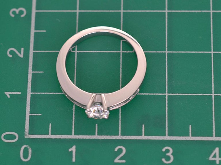 Cartier 0 51 Carat Diamond Platinum Solitaire Declaration D Amour Ring For Sale At 1stdibs Cartier Declaration Ring