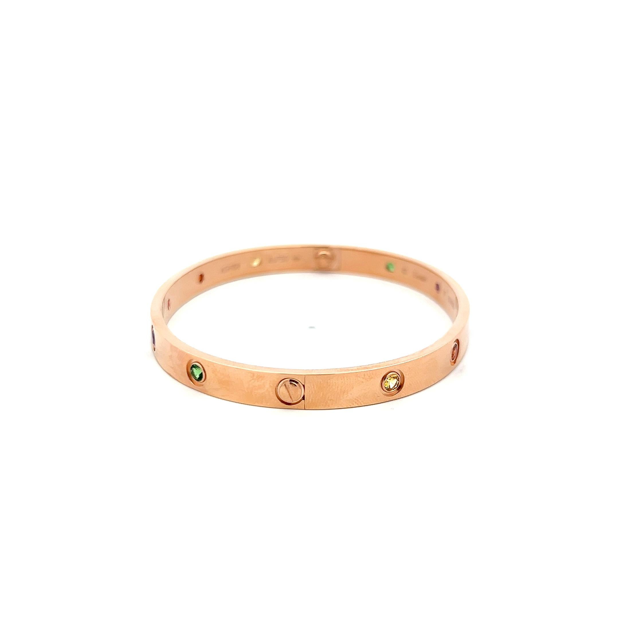 Progettista:
CARTIER
Titolo:
Cartier 0,96 carati tondo brillante in oro rosa 18 carati - Bracciale dell'amore
Stile:
Amore
Metallo:
oro rosa 18 carati
Gemma 1:
0,96 Carati MULT
Numero di pietre:
10
Forma:
Brillante rotondo
Dimensioni:
19
Peso:
34
