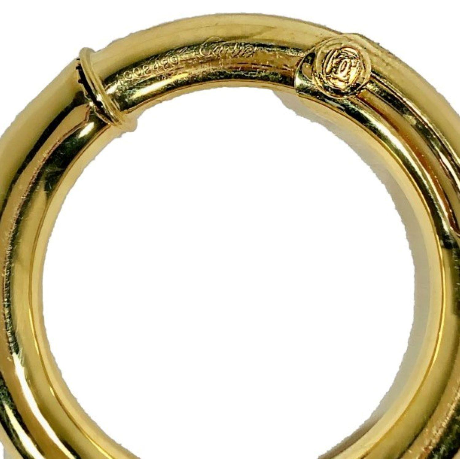 Cartier Large Gold Hoop Earrings for Non Pierced Ears 2