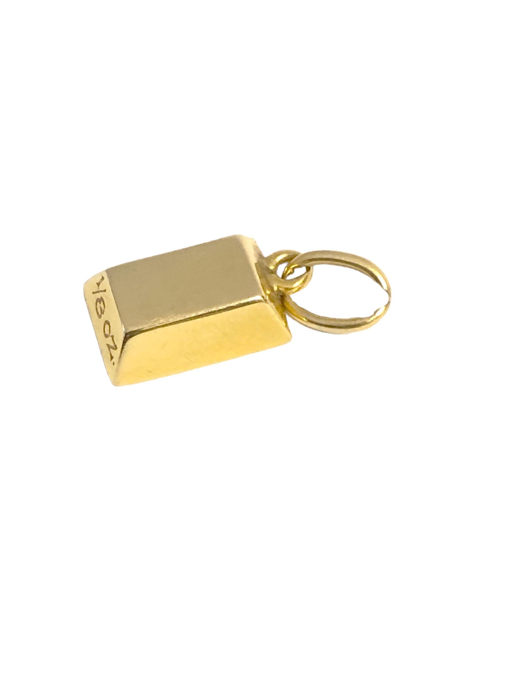 cartier ingot charm