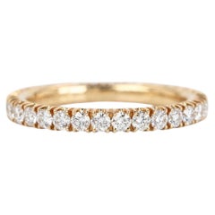 Cartier 1-Karat-Diamant-Eternity-Ring „Etincelle“ aus 18 Karat Gelbgold