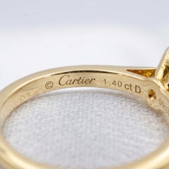 Cartier 1-Karat-Diamant-Solitär-Verlobungsring