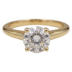 Cartier 1-Karat-Diamant-Solitär-Verlobungsring