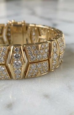 Cartier Pulsera de Diamantes 10 Quilates Oro Amarillo 18K