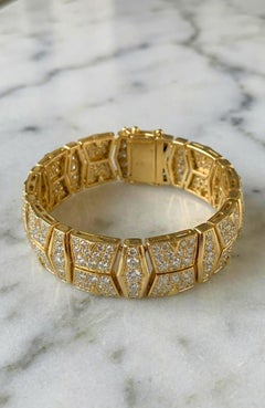 Cartier Bracciale di diamanti in oro giallo 18 carati da 10 carati