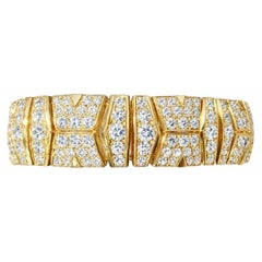 Cartier Bracciale di diamanti in oro giallo 18 carati da 10 carati