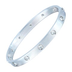 Cartier 10 Diamond Love Bracelet in 18K White Gold