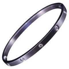 Cartier 10 Diamonds Love Bracelet in 18K White Gold