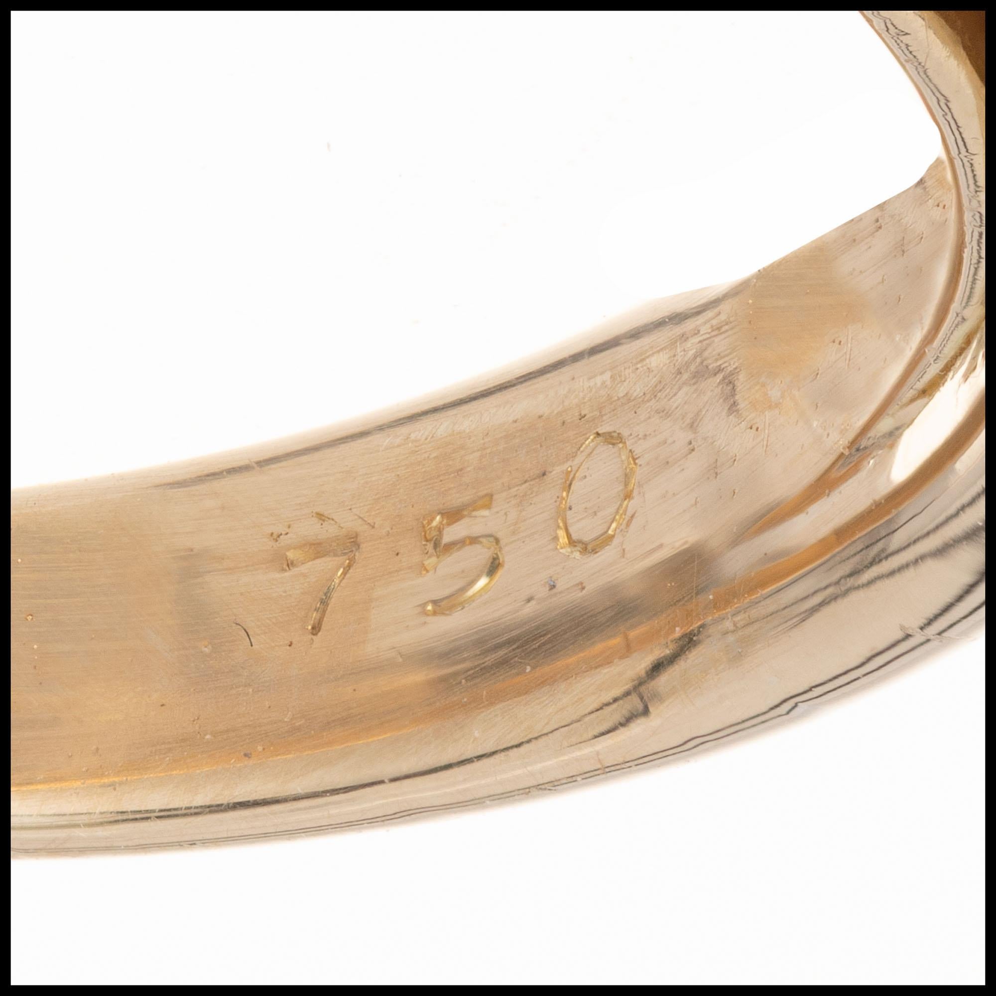 Cartier 1.00 Carat Pink Tourmaline Tri-Color Gold Engagement Ring 1