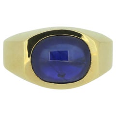 Cartier 10.00 Carat Burmese Sapphire Single-Stone Ring