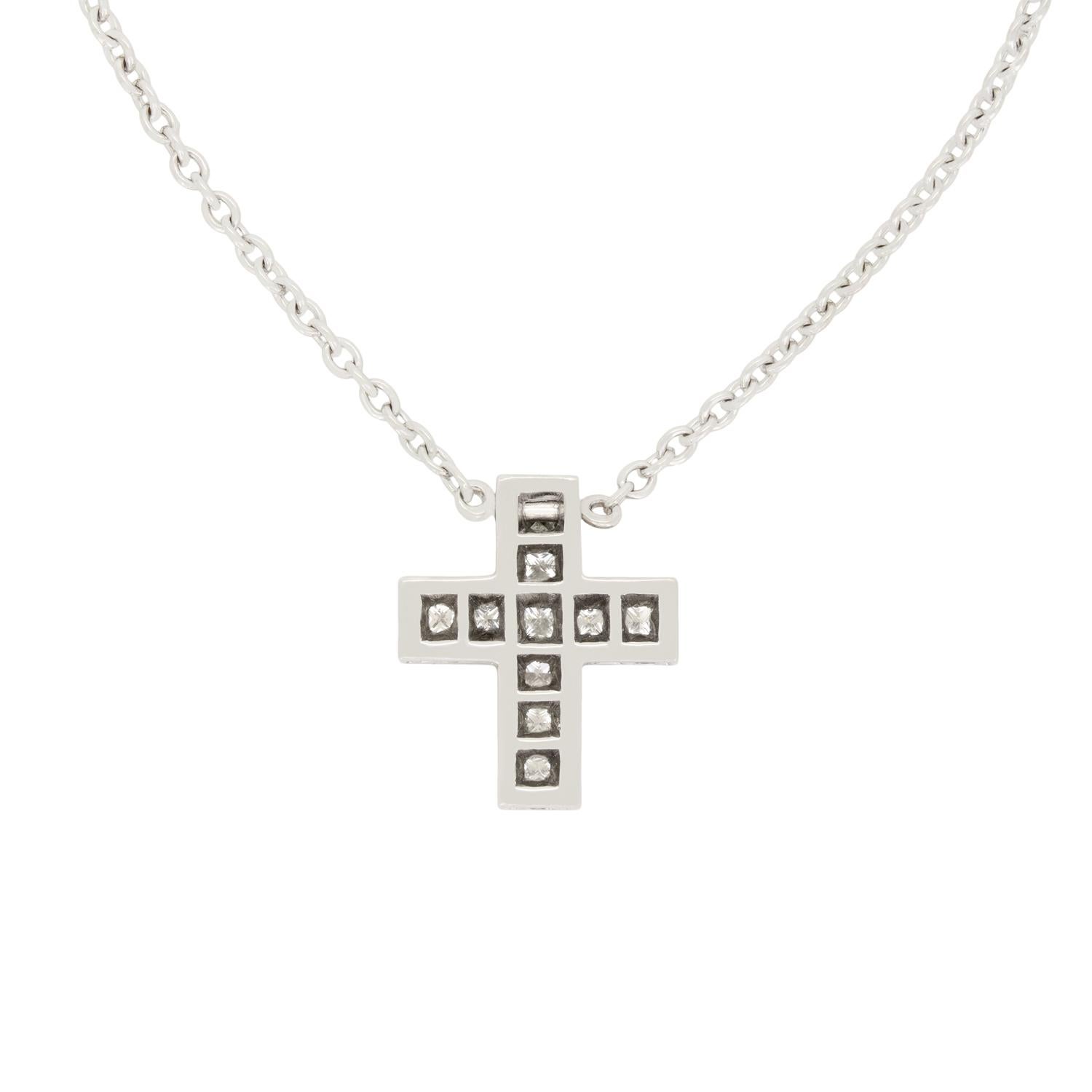 Ciondolo a croce con diamante da 1.01 carati di Cartier In condizioni buone in vendita a London, GB