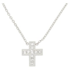 Cartier 1.01ct Diamond Cross Pendant