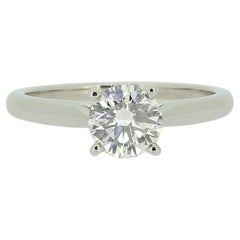 Used Cartier 1.02 Carat Diamond Solitaire Ring