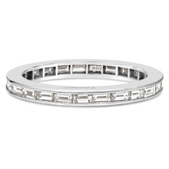Cartier 1.02 Carats Total Baguette Cut Diamond Channel-Set Eternity Wedding Band