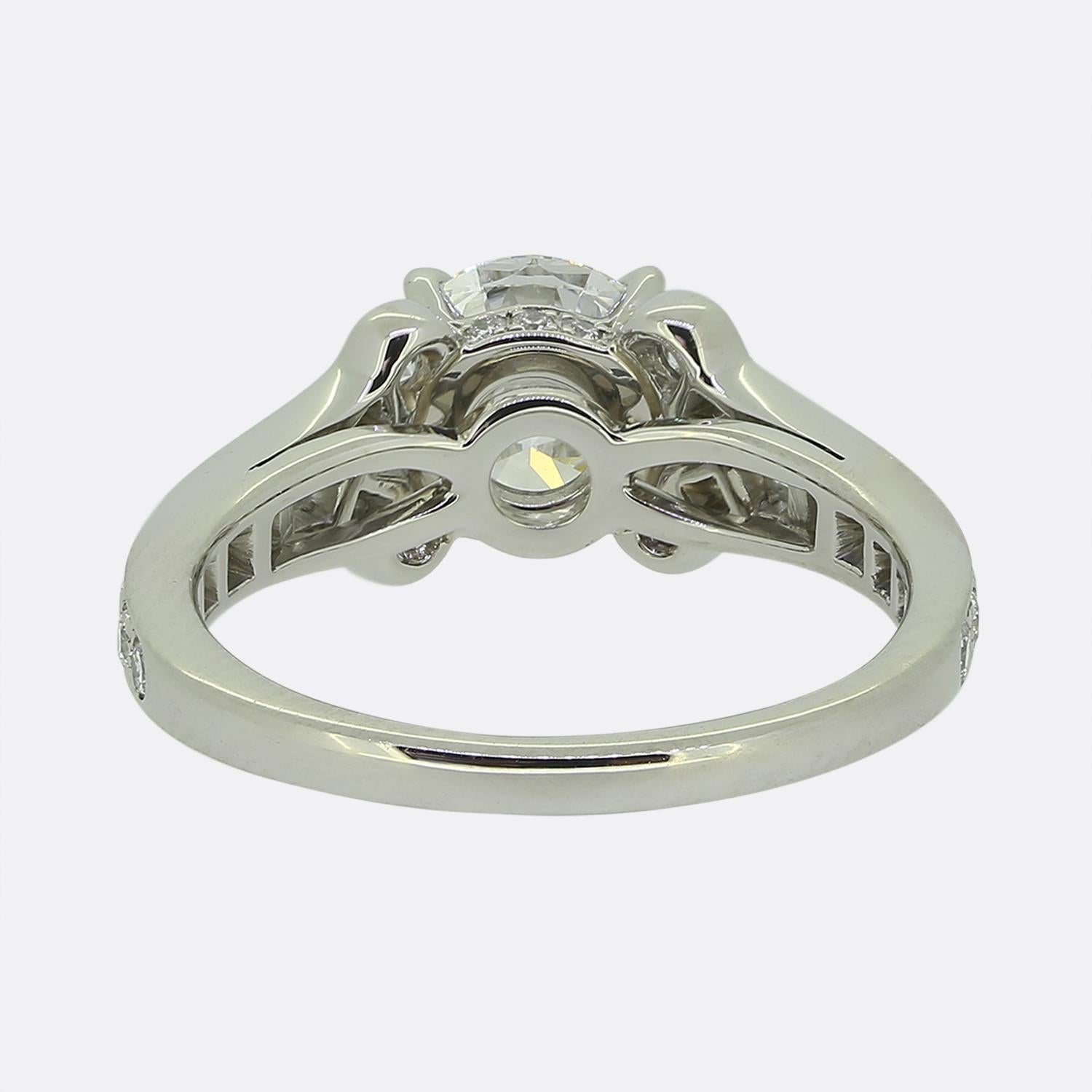 Cartier 1,09 Karat Diamant-Ballerine-Ring im Zustand „Hervorragend“ im Angebot in London, GB