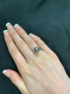 Cartier Cartier Grauer Perlenring, 18 Karat Weißgold