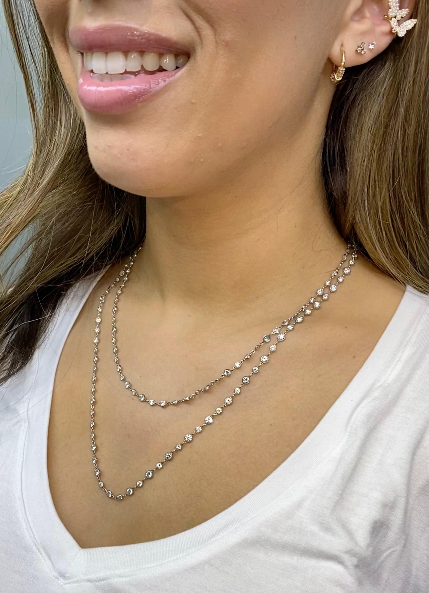 platinum diamond necklace