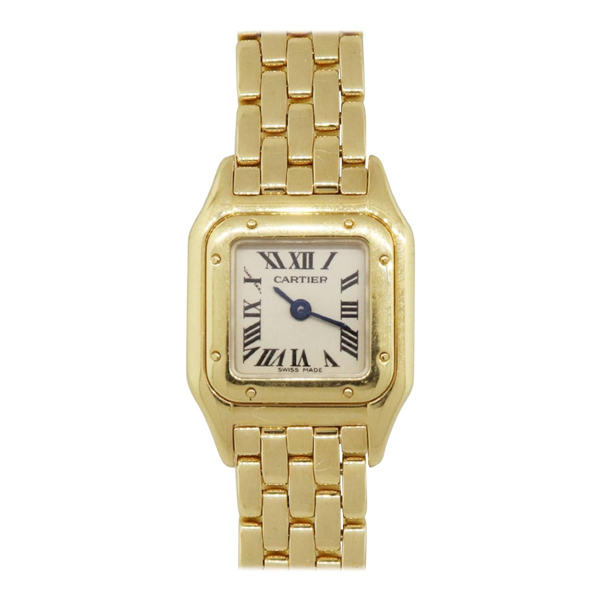 Cartier 1130 Mini Panthère Ladies Wrist Watch