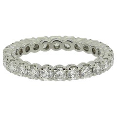 Anillo Cartier Eternidad Completa Diamante 1,20 Quilates Talla M (53)