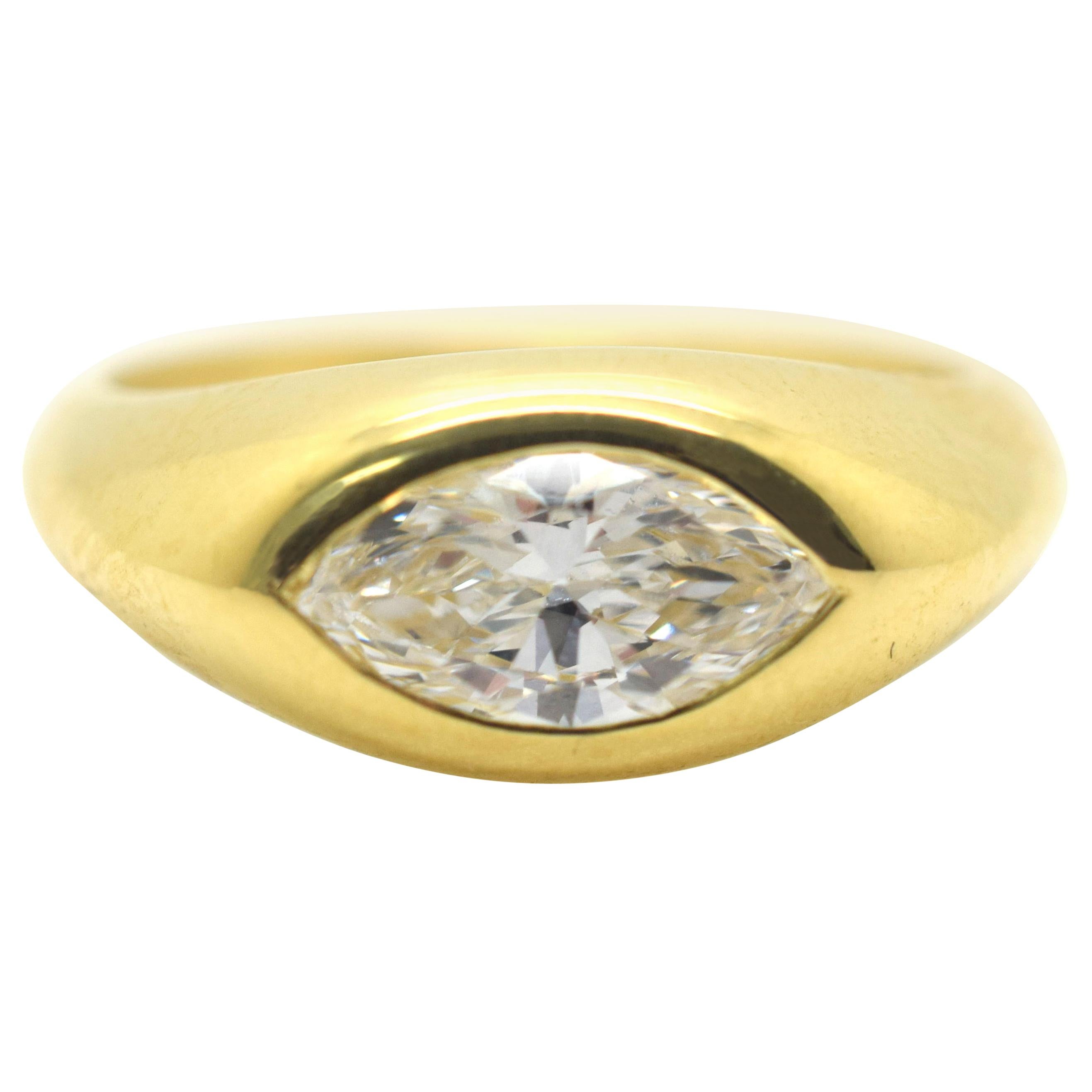 Cartier 1::25 Karat Marquise Diamant Vintage Ring