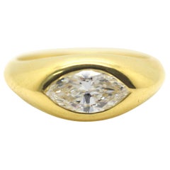 Cartier 1::25 Karat Marquise Diamant Vintage Ring