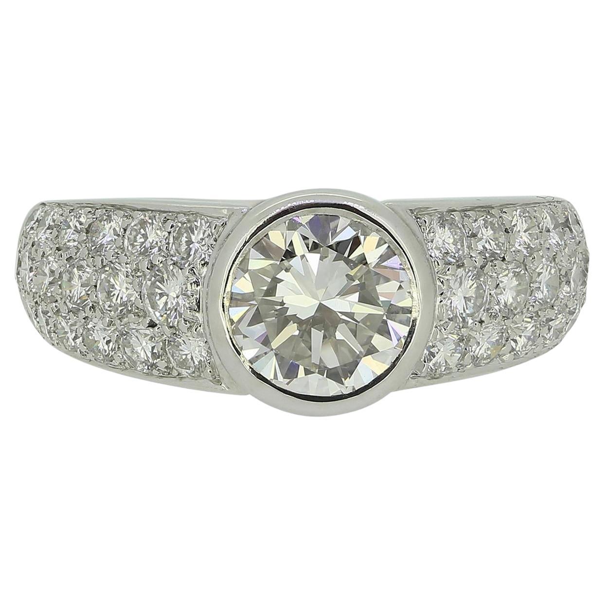 Cartier 1.28 Carat Diamond Engagement Ring