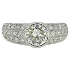Cartier Verlobungsring mit 1,28 Karat Diamant