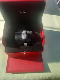 Cartier 13.20 Ct Panthère de Cartier Platinum Diamond Emerald Onyx Pavé Bracelet