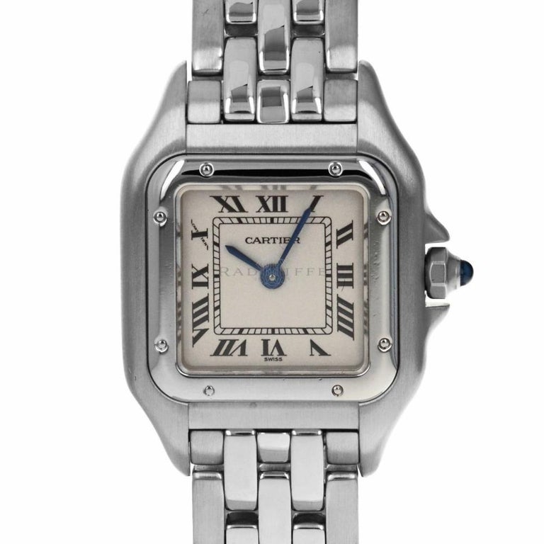 Cartier 1320 Panther Stainless Steel Panthere Quartz Ladies Watch at ...