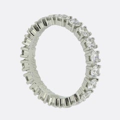 Cartier 1.35 Carat Diamond Eternity Ring Size H (47)