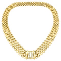Cartier 135 Gramm Diamant 18k Gelbgold Halskette
