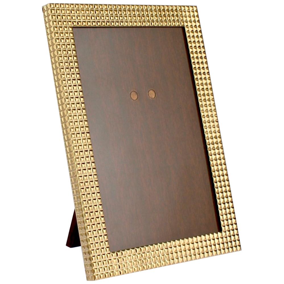 Cartier 14 Karat Gold Art Deco Photo or Picture Frame