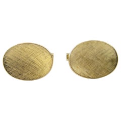 Cartier 14 Karat Yellow Gold Cufflinks Cartier 14 Karat Yellow Gold Cufflinks