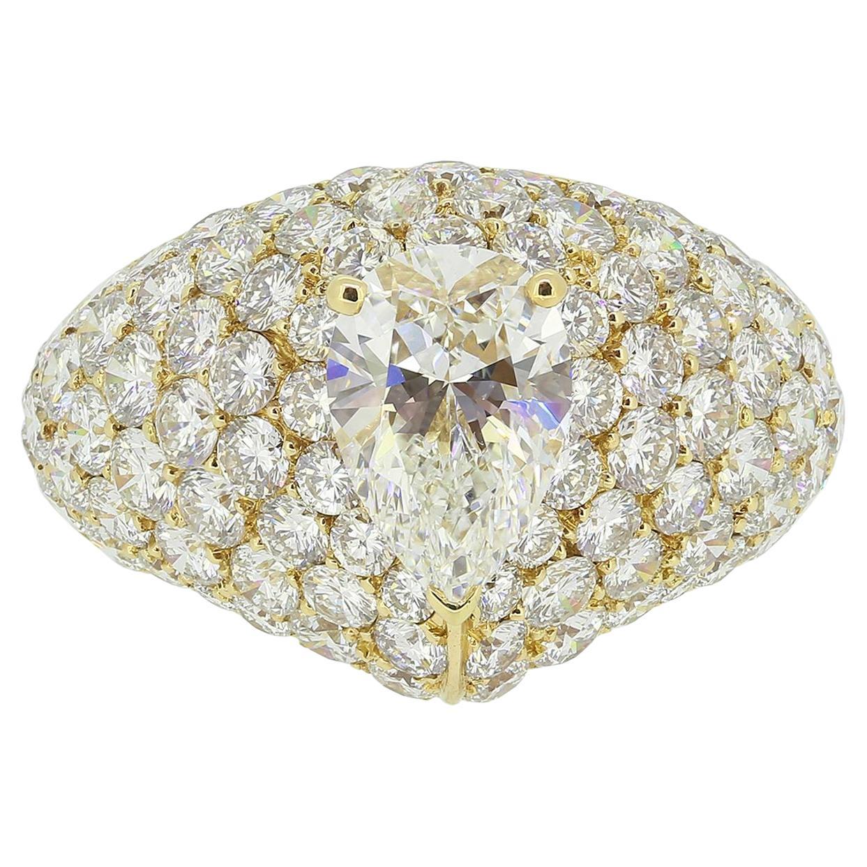 Cartier 1.44 Carat Diamond Dress Ring For Sale