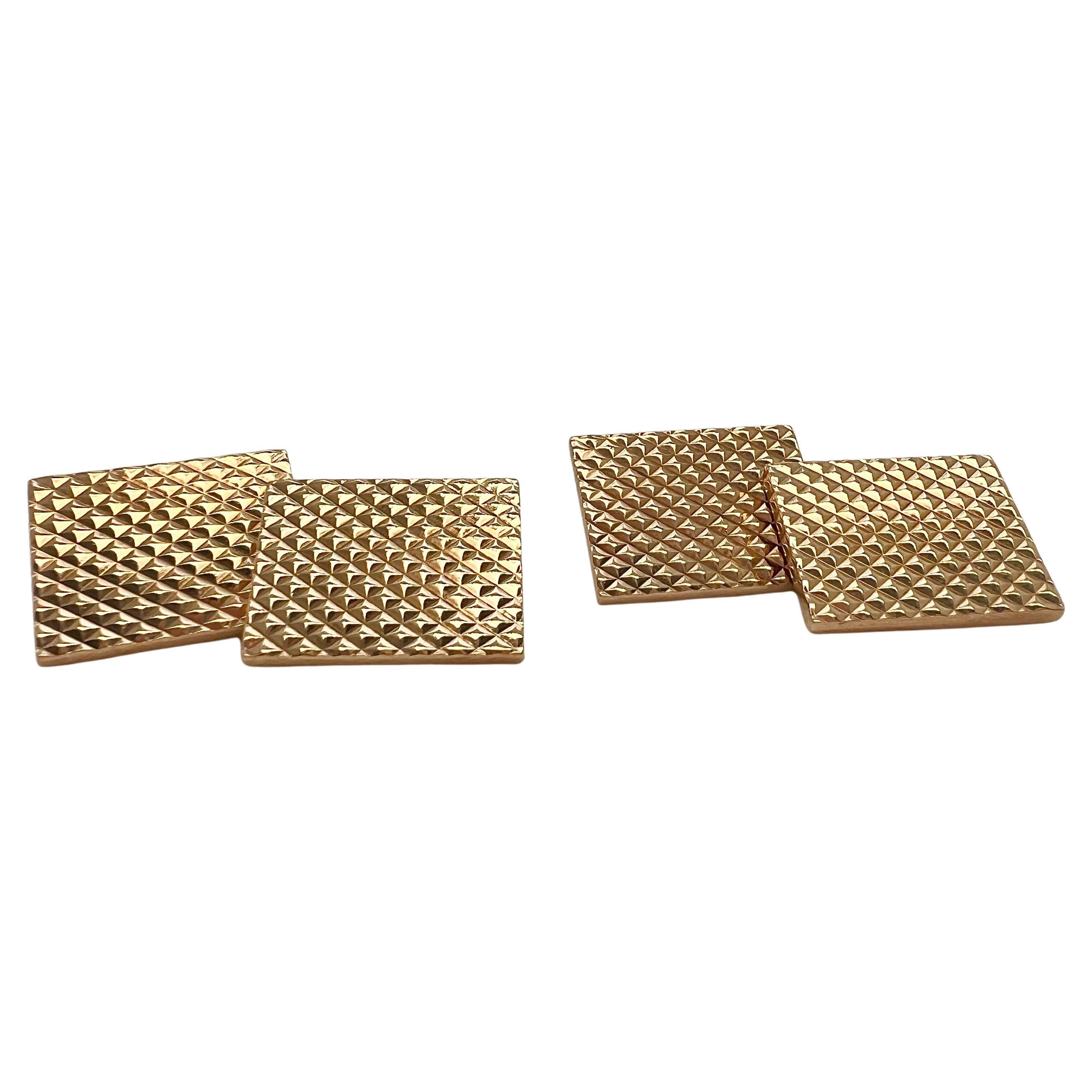 Cartier 14K Gold Cufflinks