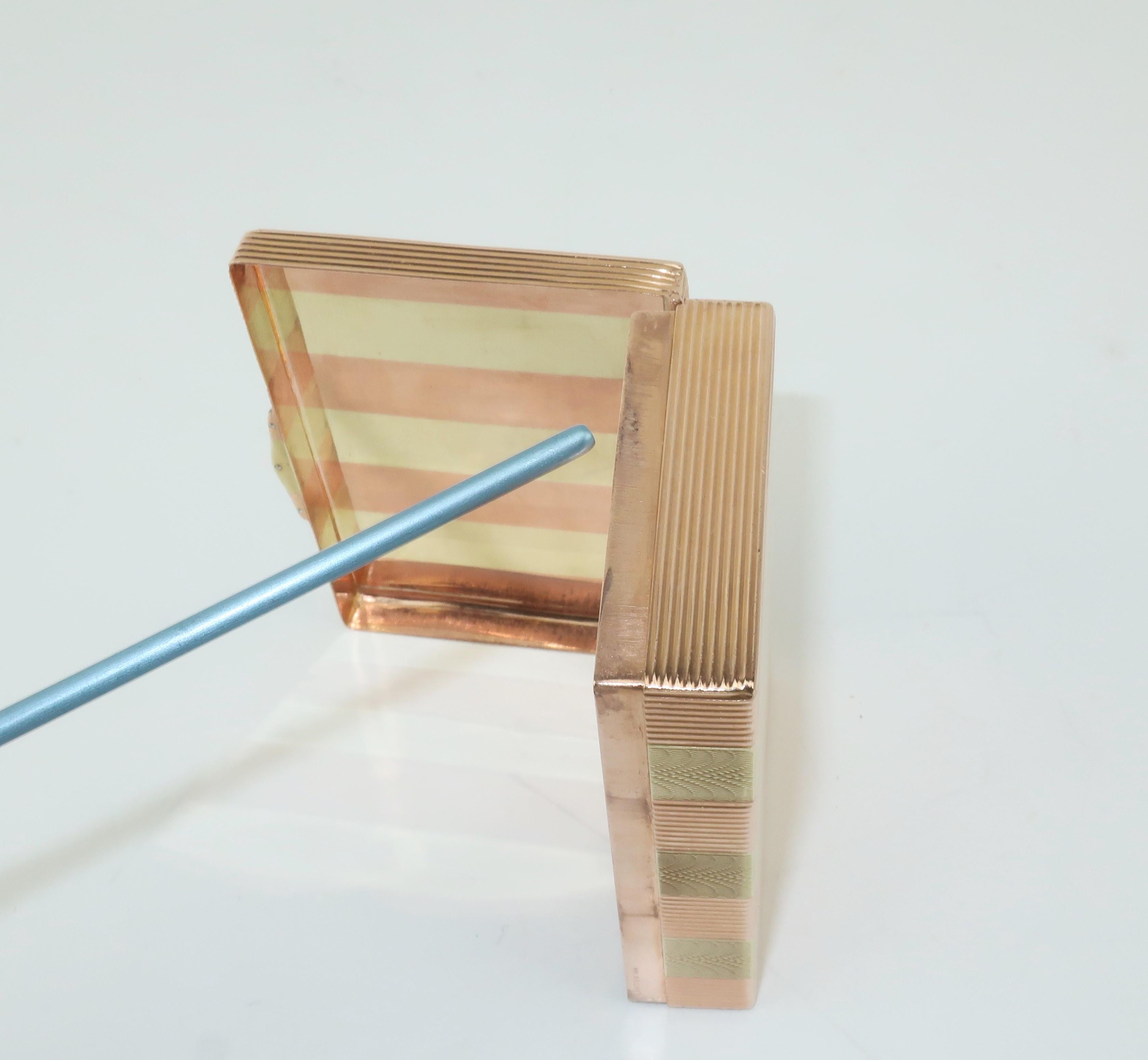 Cartier 14K Rose Gold & Diamond Box 7