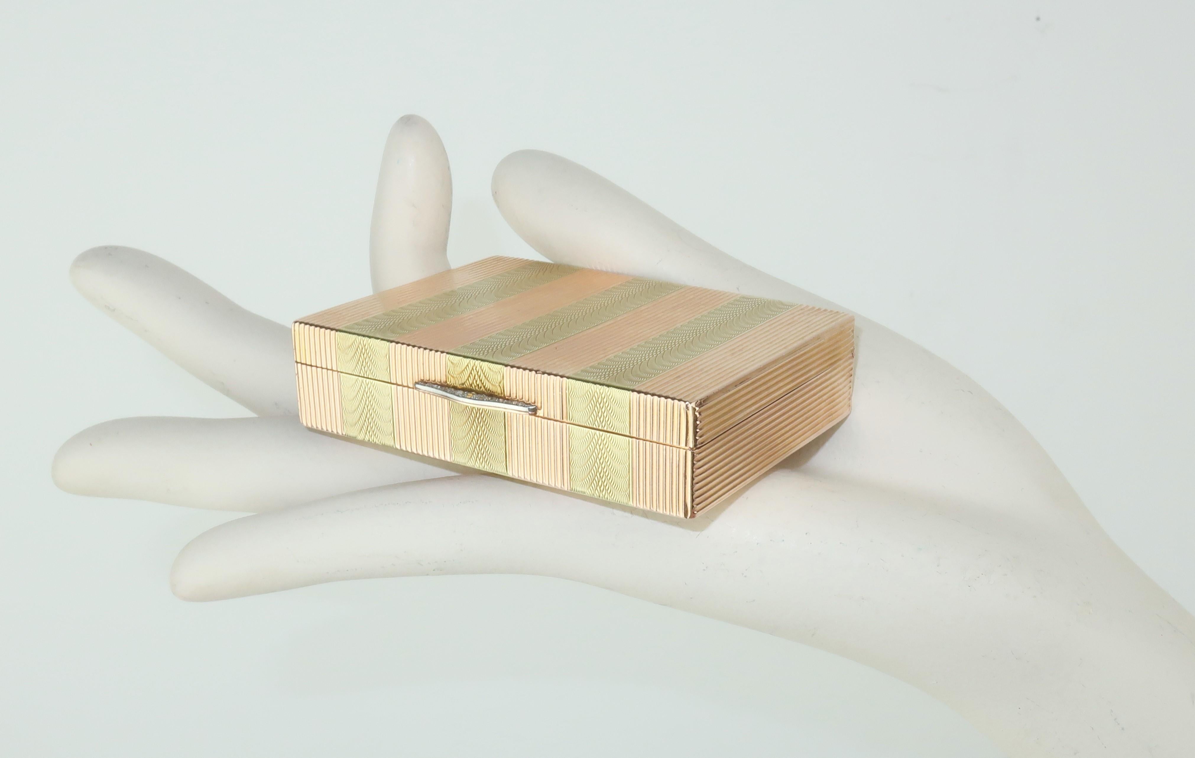 Cartier 14K Rose Gold & Diamond Box 8