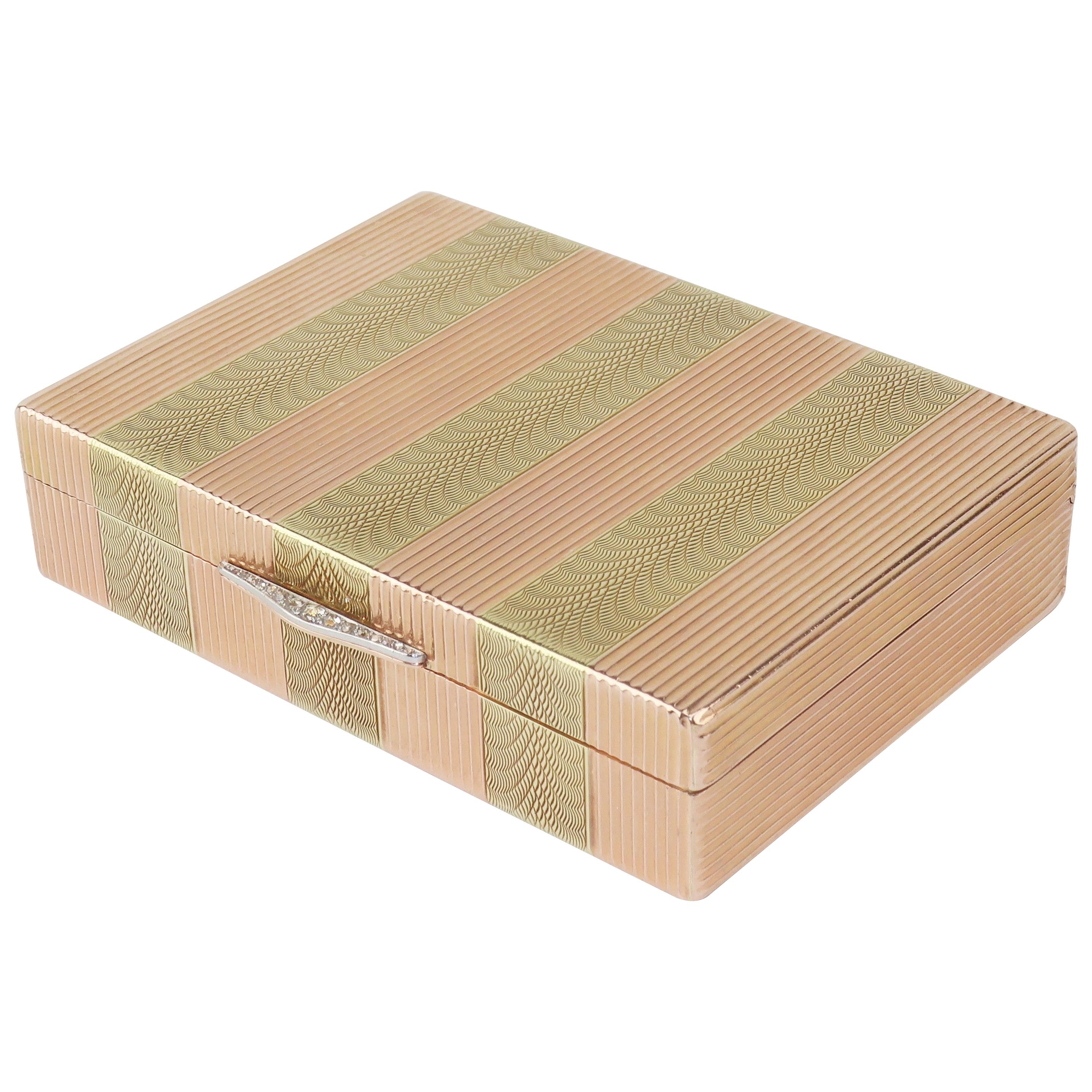 CARTIER Gold and Sapphire Pill Box at 1stDibs | cartier pill box