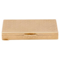 Cartier 14K Yellow Gold Pill Box
