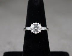 Cartier 1.50 Carat Round Brilliant Diamond Platinum Engagement Ring