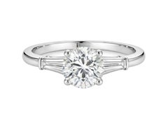 Cartier 1.50 Carat Round Brilliant Diamond Platinum Engagement Ring