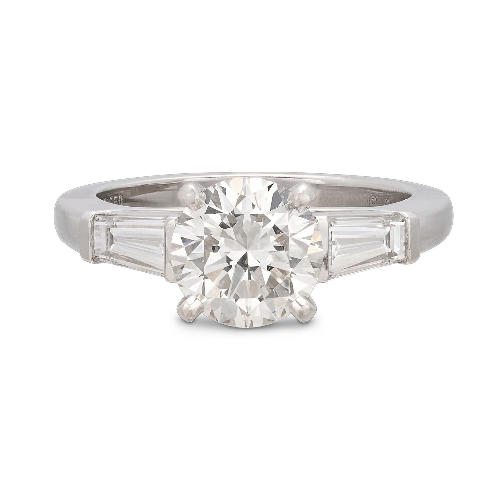 Cartier 1.51-ct. H/VS1 Diamond & Platinum Engagement Ring 4