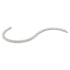Cartier 16 Carat D-E VVS Diamond Platinum Tennis Bracelet