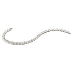 Cartier 16 Carat D-E VVS Diamond Platinum Tennis Bracelet