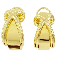 Cartier 18 Carat Yellow Gold Earrings